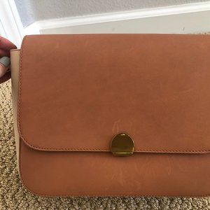 Madewell abroad leather shoulder bag